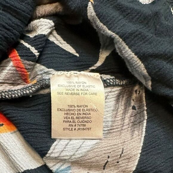 Patrons Of Peace Women's Multicolor Floral Off Shoulder Jumpsuit Size Medium - Picture 4 of 5